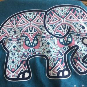 New ivory Ella long sleeve tee shirt large